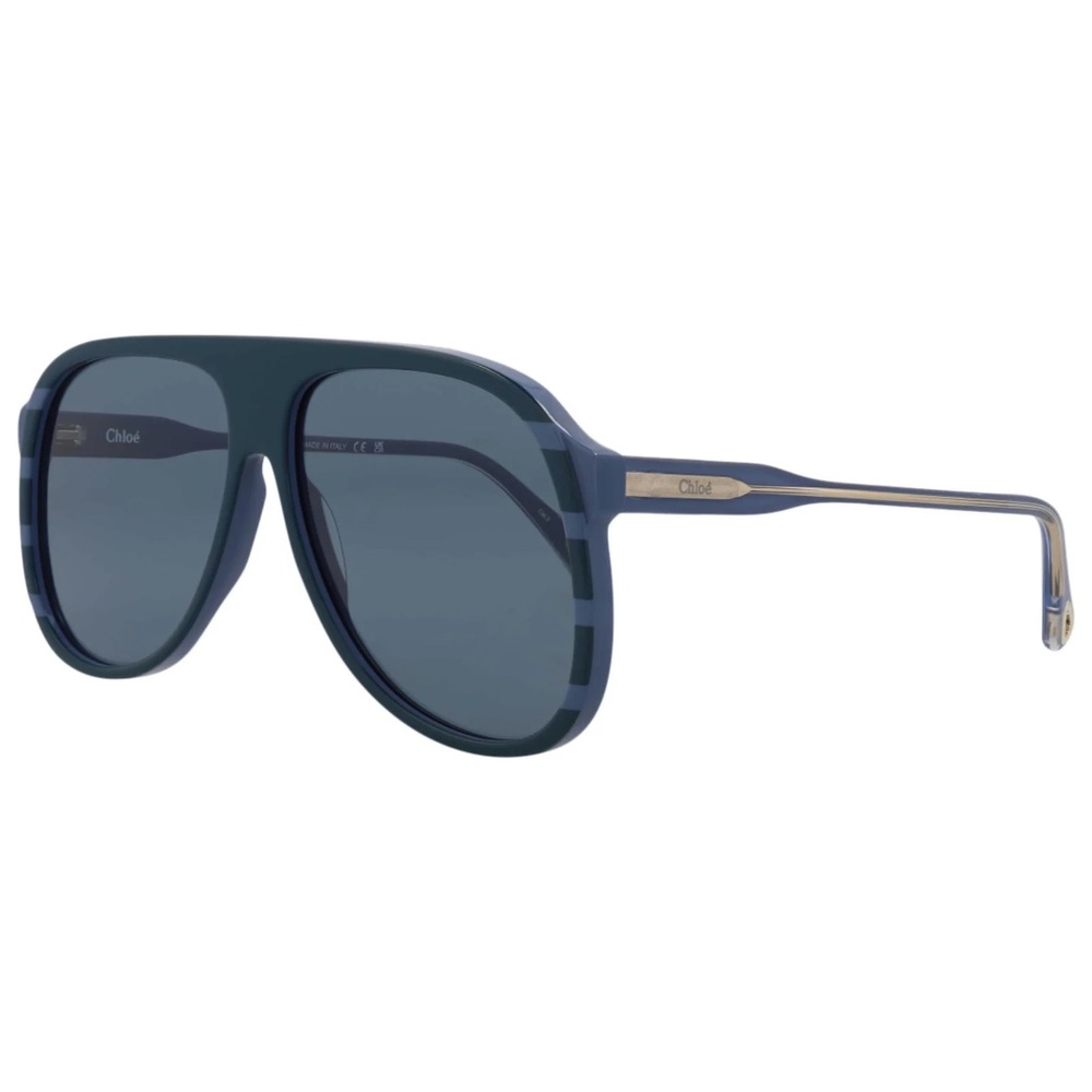 CHLOÉ 62MM Aviator Sunglasses Blue 62-13-145 Unisex